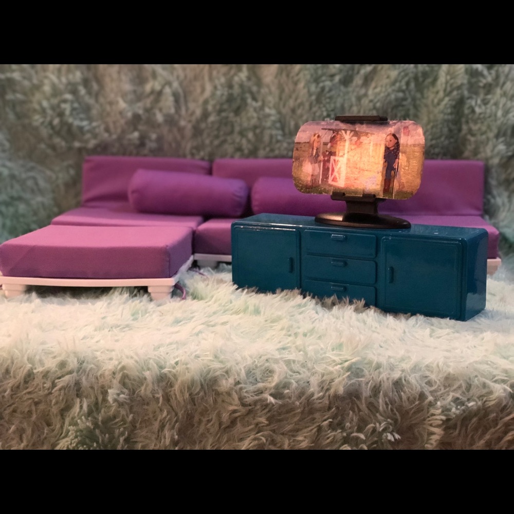 super cute living room for dolls !!